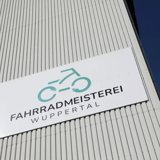 Fahrradmeisterei Schild