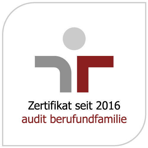 Zertifikat seit 2016 audit berufundfamilie